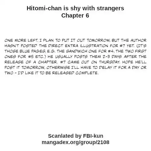 Hitomi-chan Is Shy With Strangers Chapter 6 15